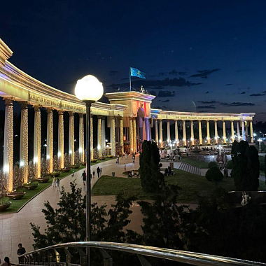 Освещение парковых зон